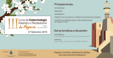 Contagem decrescente para o III Curso de Endocrinologia, Diabetes e Metabolismo do Algarve