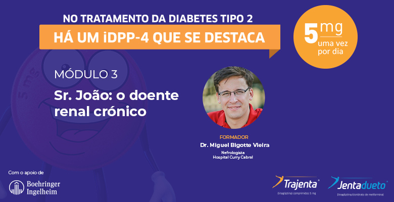 Chegou o 3.º e último módulo do e-learning “No tratamento da diabetes tipo 2 há um iDPP-4 que se destaca”