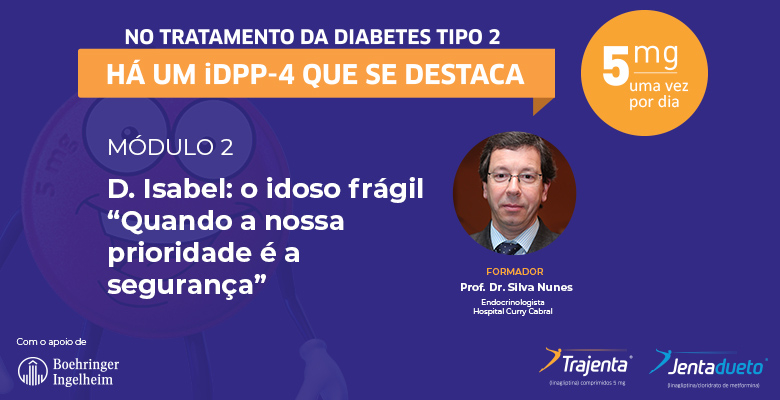 Está a chegar o 2.º módulo do e-learning “No tratamento da diabetes tipo 2 há um iDPP-4 que se destaca”